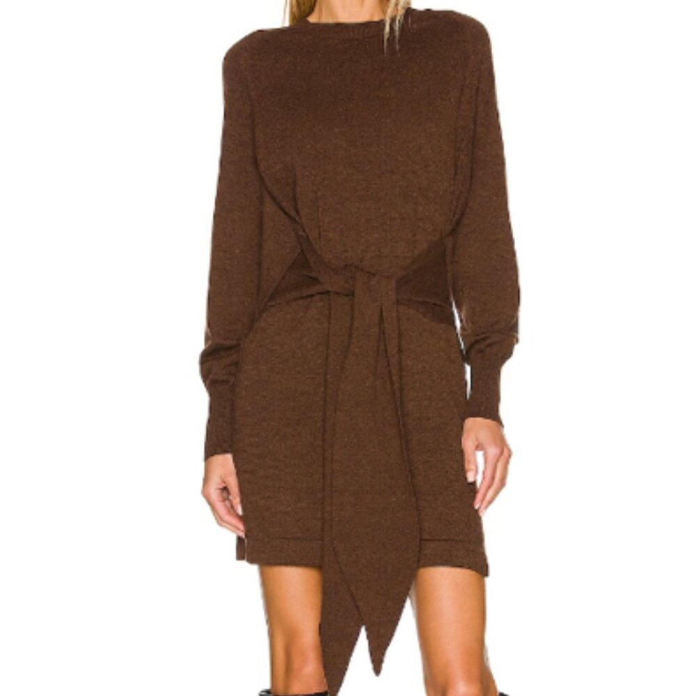 Lovers and friends Elana chocolate sweater dress, S